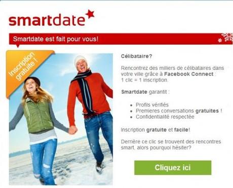 Smartdate, rencontrez les amis célibataires de vos amis de Facebook!
