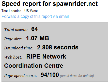 image thumb6 Slowcop test la rapidité de votre site