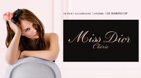 Miss Dior Chérie… Le site!