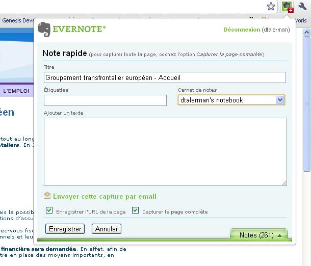 Un excellent outil pour ses recherches d’emploi : Evernote