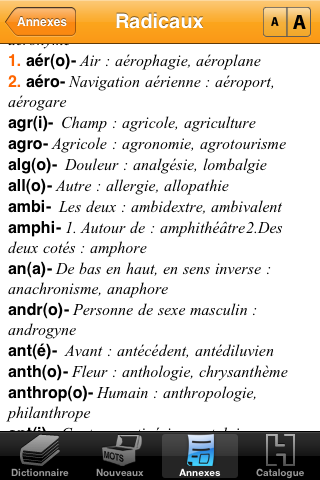 Un dictionnaire dans votre iPhone