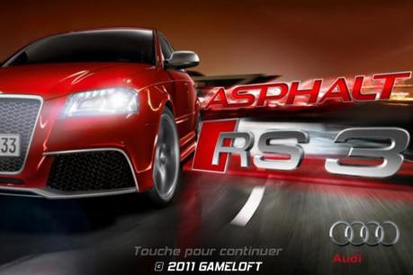 Asphalt Audi RS3 : Soyez le plus rapide et repartez avec une Audi A3 Sportback !