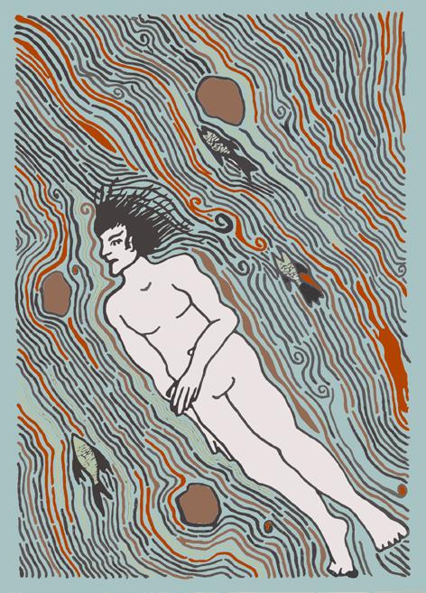 Sur l’eau qui coule (Kokinshû)