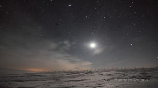 Sub Zero – winter night timelapse