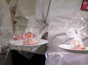 Papillote translucide saumon fondant, girolles, confit d'oignons miel rouge, Francis Cardaillac