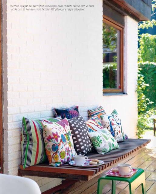 Un salon dans le jardin