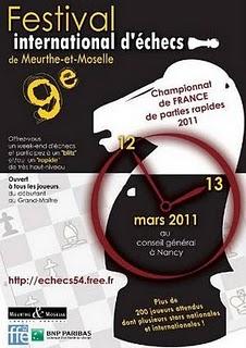 Championnat de France d'échecs rapides à Nancy