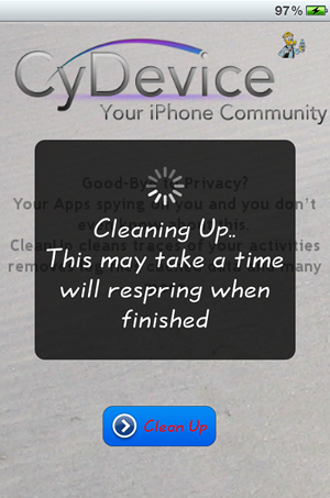 CleanUp – Nettoyez votre iDevice