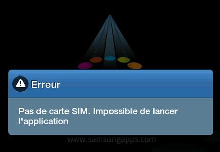 Mise à jour de Samsung Apps 2.5.007, nouvelle présentation et carte SIM obligatoire