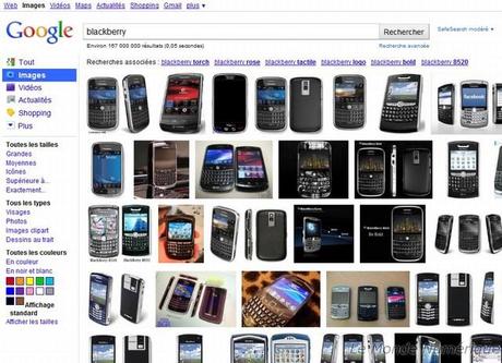 Google change la présentation de la recherche d’images