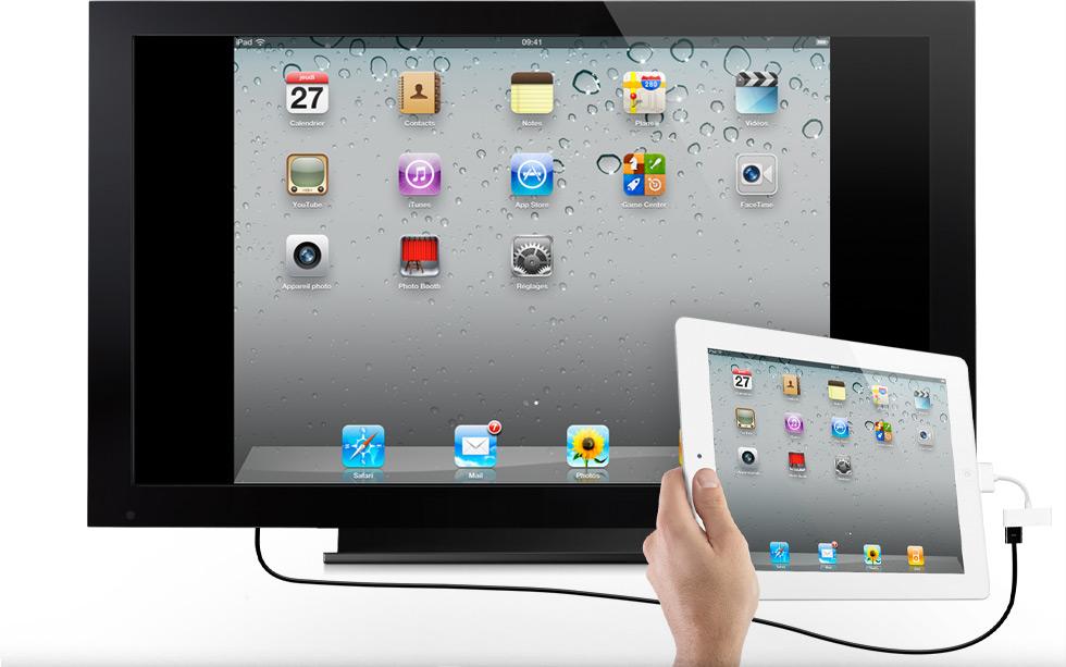 Recopie video iPad 2 : 2 accessoires présentés par Steve Jobs