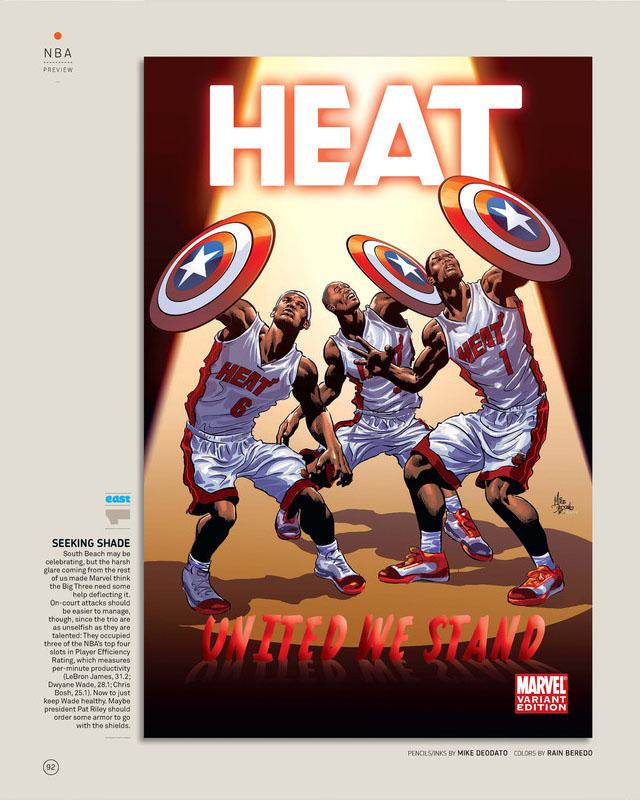 La NBA en comics par Marvel