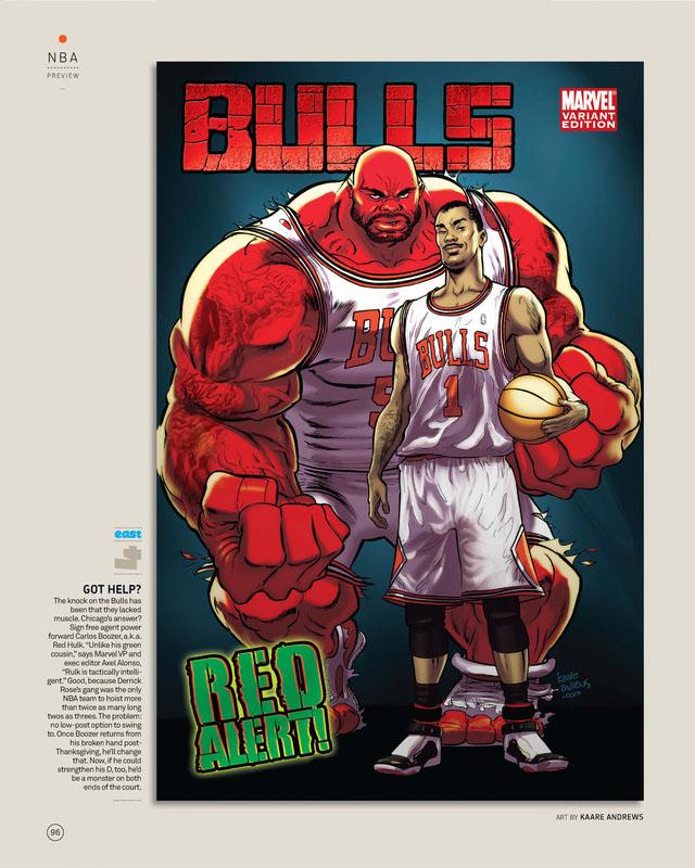 La NBA en comics par Marvel