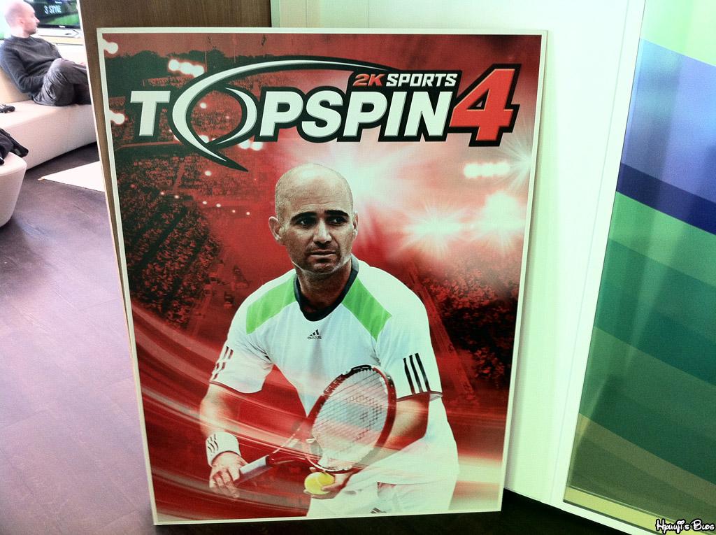 Affiche du jeu de tennis Top Spin 4