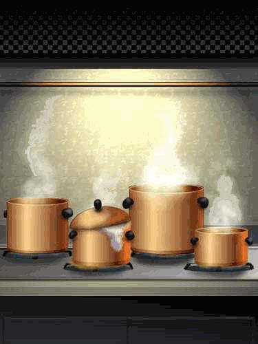 Saucisses de poulet, salade de riz et légumes sautés