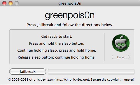 GreenPois0n pour Windows disponible
