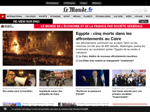 Le Monde débarque sur l’iPad