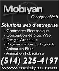 Mobiyan, conception de site web