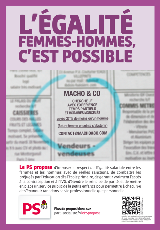 L'égalité femmes-hommes, c'est possible