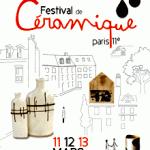 5e édition du Festival de céramique du 11e ,du 11 au 13 mars