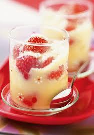 Soupe glacée aux fraises