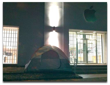 Campez pour avoir l’iPad 2 en premier