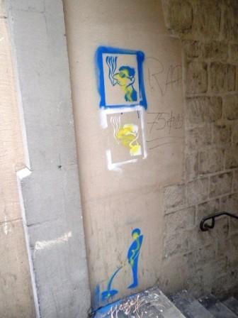 Pochoirs Anonymes – Rue des Eaux (75016)