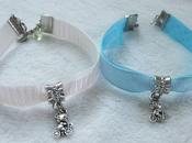 bracelets ruban d'organza