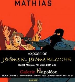 Exposition BD : Jérôme K. Jérôme Bloche d’Alain Dodier à la Galerie Napoléon à Paris