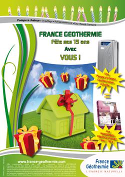 France Géothermie célèbre 15ème anniversaire