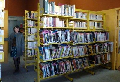 C'est dans cette réserve, située à l'arrière de la médiathèque George-Sand, que sont stockés les livres. Une seconde pièce est aussi destinée à accueillir les documents de la bibliothèque.