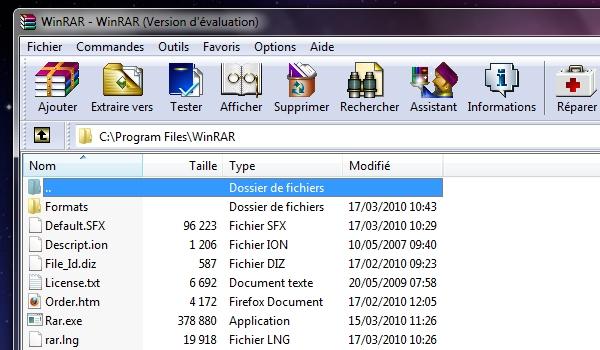 winrar WinRAR 4.0 est dispo : Les nouveautés