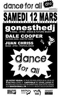 Dance For All invite Gones theDj à Toulouse !