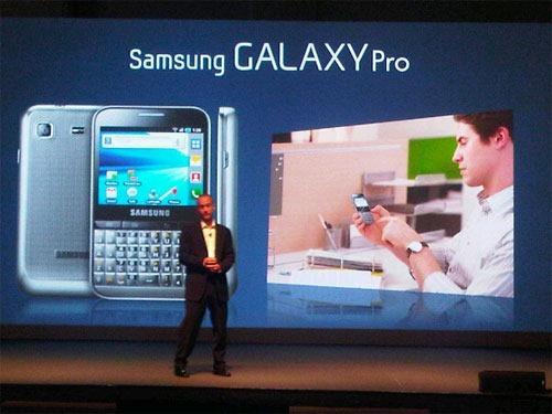 Samsung Galaxy Pro : smartphone Android avec clavier physique