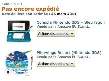 [PRECOMMANDE] Nintendo 3DS Blue Lagoon et Pilotwings Resort