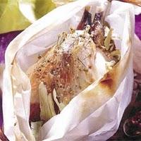 Poulet en sarcophage au tilleul