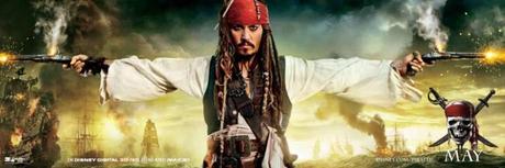 Pirates des Caraïbes : La Fontaine de Jouvence - La nouvelle affiche du film version Jack Sparrow