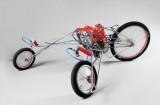 ex schraeg 160x105 EX Trike : un tricycle à base de visseuses Bosch !