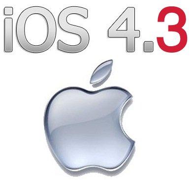 iOS4.3 est disponible au télechargement.....