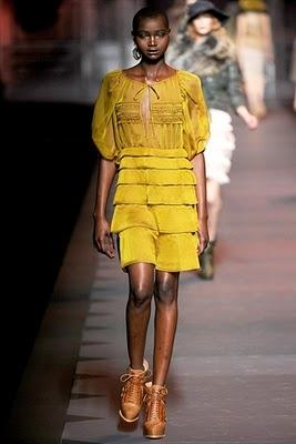 Beautiful Black models @ Paris Fashion week (Fall 2011)