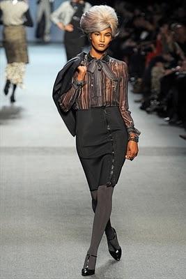 Beautiful Black models @ Paris Fashion week (Fall 2011)