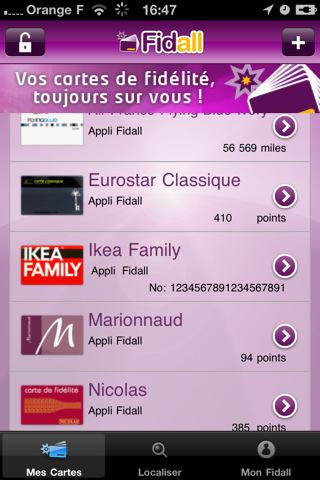 Fidall : App. Gratuites pour iPhone, iPod !