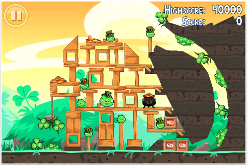 Angry Birds Seasons : mise à jour Saint Patrick disponible