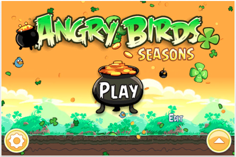 Angry Birds Seasons : mise à jour Saint Patrick disponible