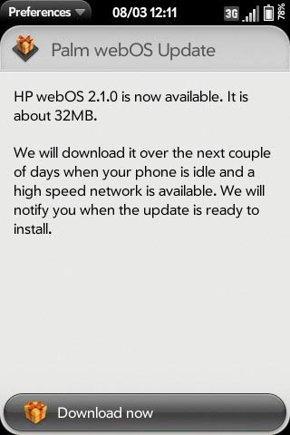 webos 2 1 pre 2 La MàJ webOS 2.1 arrive sur le Pre 2