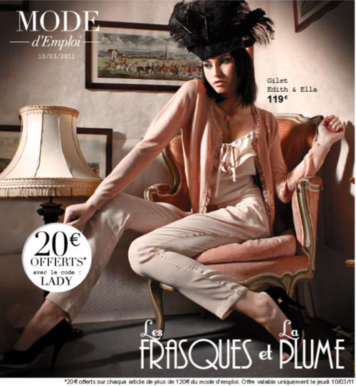 20€ offerts sur Vitrines Parisiennes  : Tendance rose...