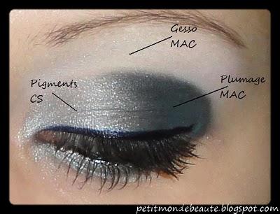 Make up avec Plumage