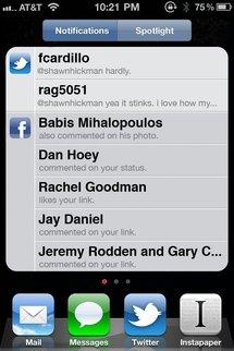 Concept écran iPhone iOS 5...