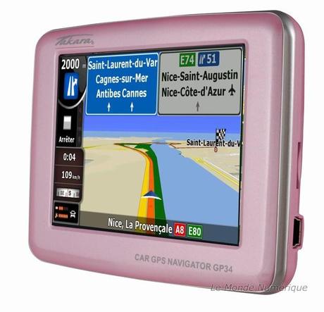 GPS GP34 Takara en version rose pour ses dames
