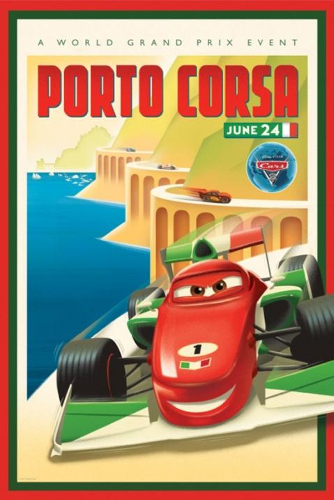 Cars 2 ... des affiches vintage
